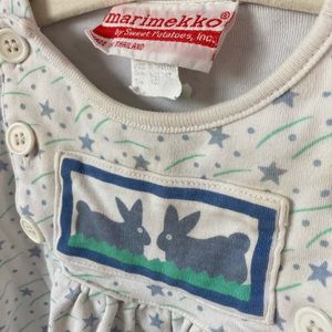 Marimekko by sweet potatoes vintage infant shirt/dress